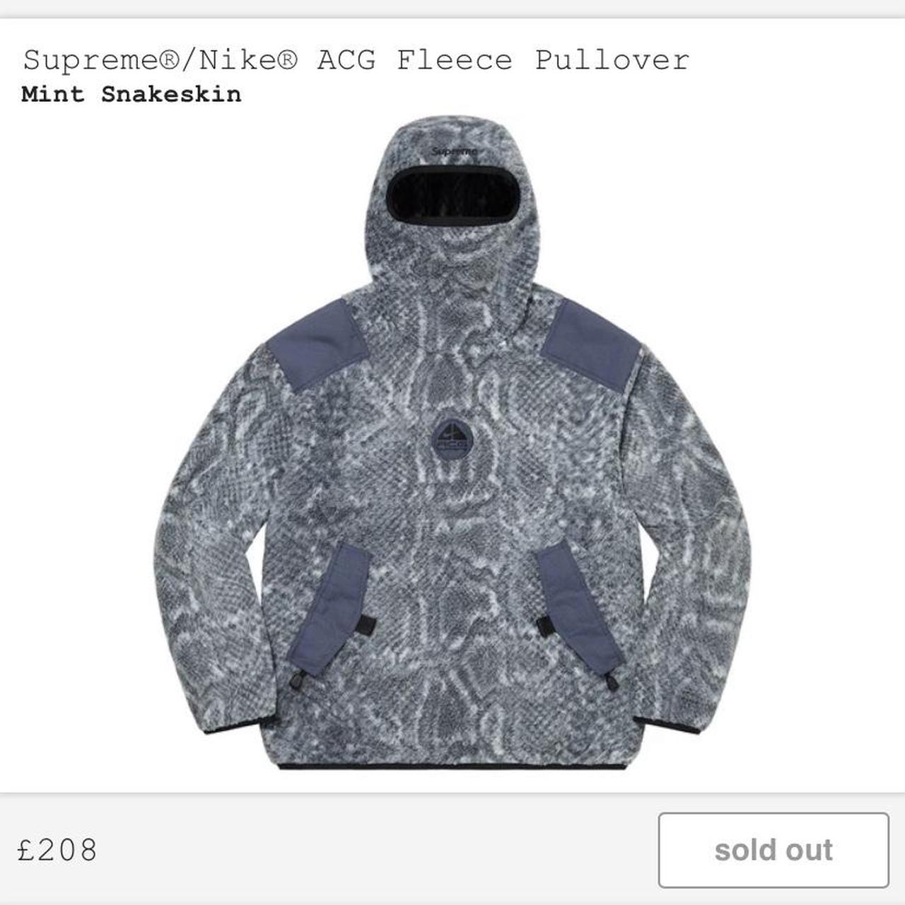 Supreme x Nike ACG ninja fleece/jacket Brand new... - Depop