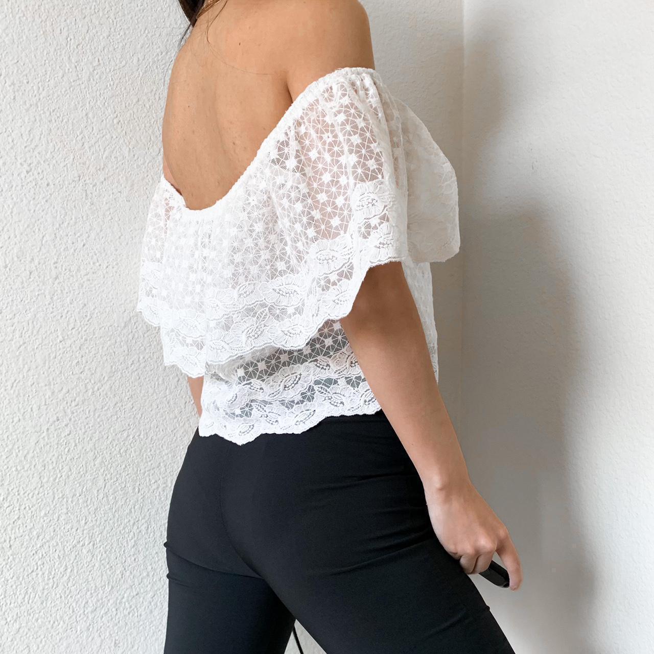 Product Image 4 - White Lace Top 
Off The