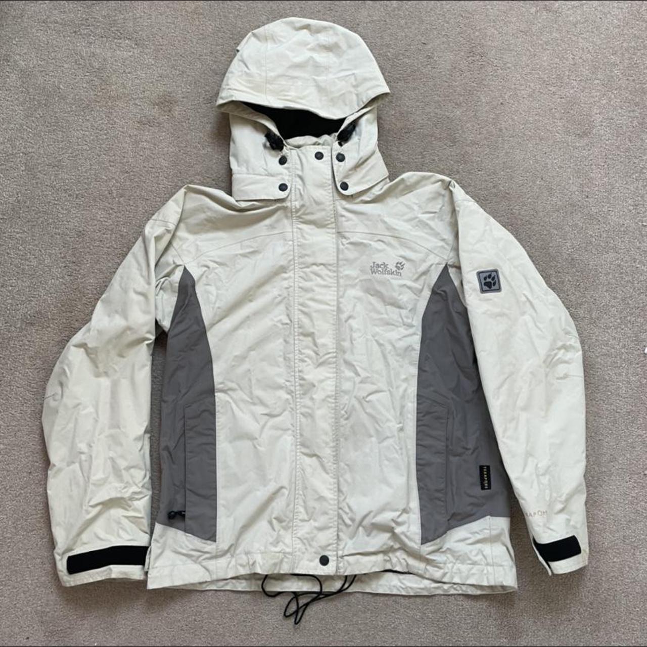 Jack Wolfskin Texapore White Jacket W Size S but... - Depop