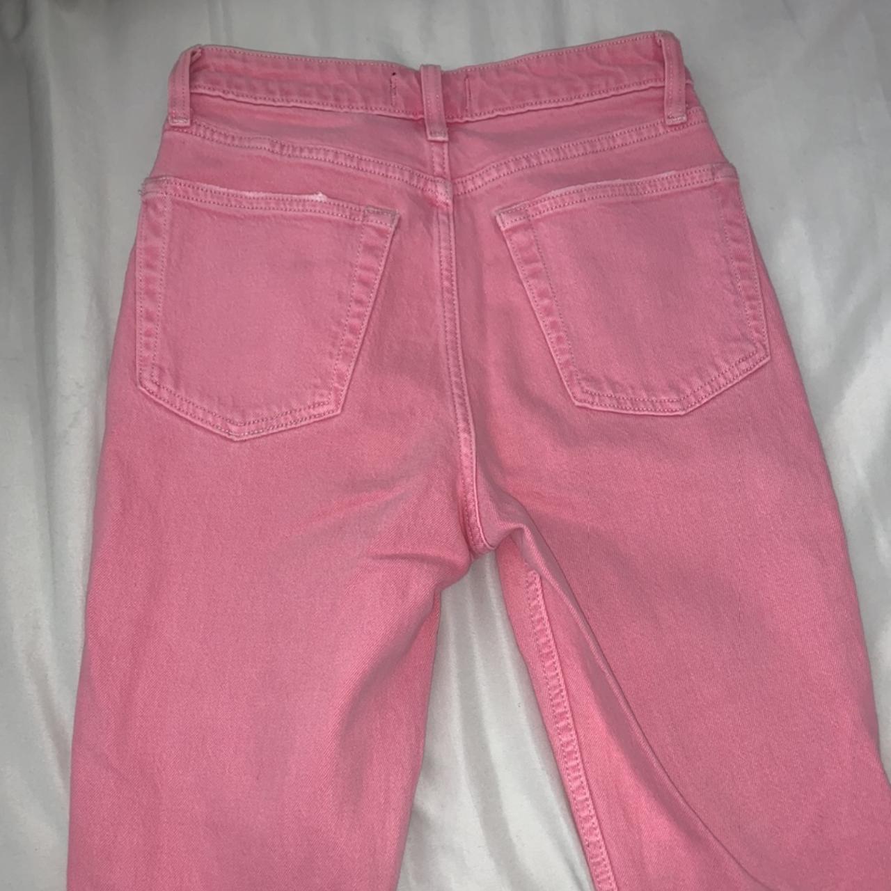 Cute pink A&F skinny jeans Worn only once!!! #pink... - Depop