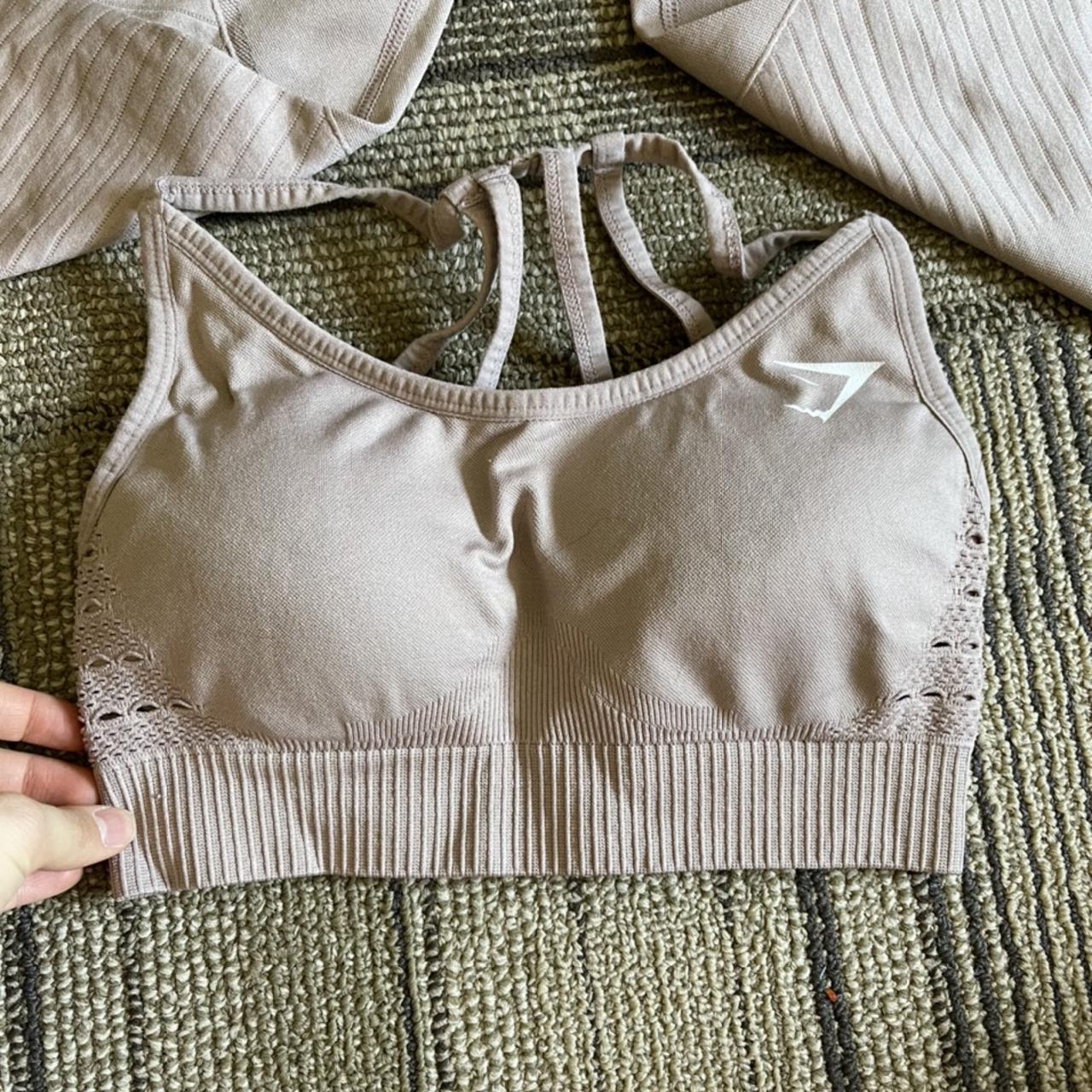 GYMSHARK WORKOUT SET (LEGGINGS ARE CROPPED) — ENERGY... Depop
