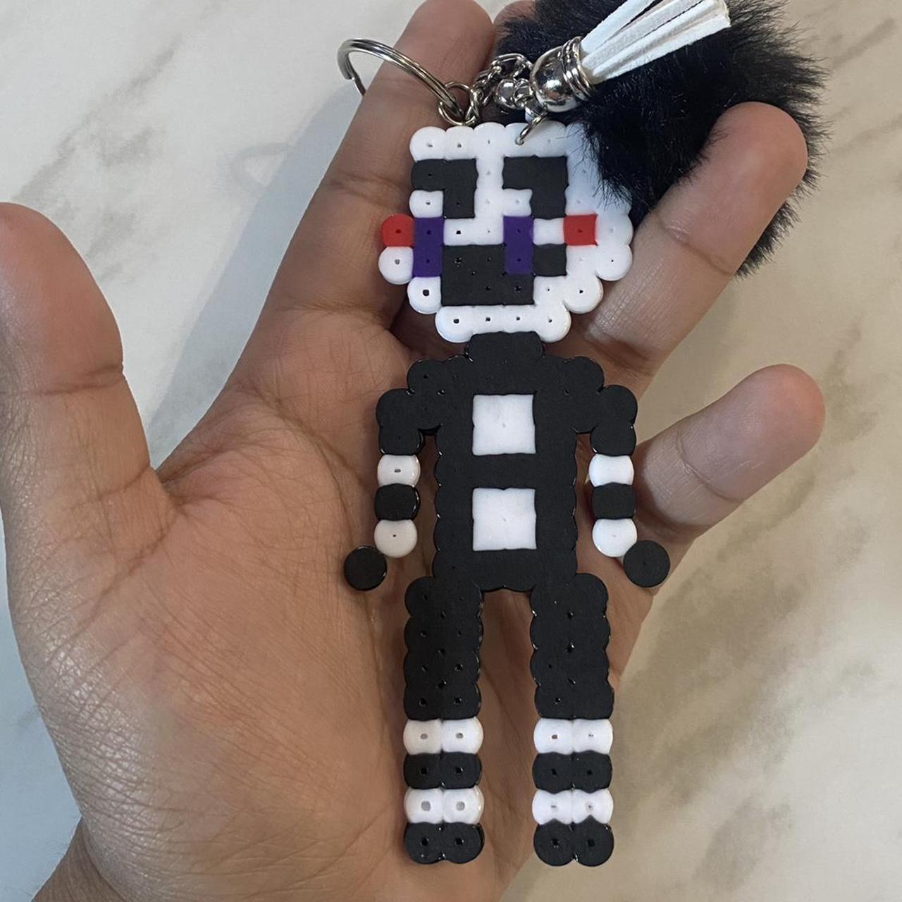 FNaF Movie Marionette The Puppet Perler Keychain