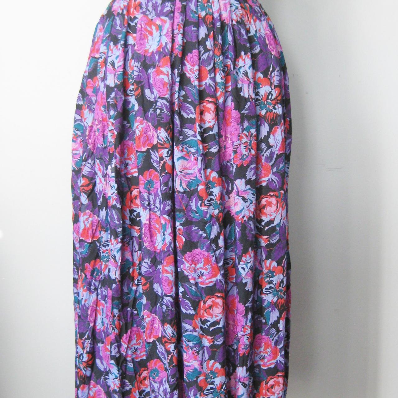 This is a pretty flowy skirt from the early 80s or... - Depop