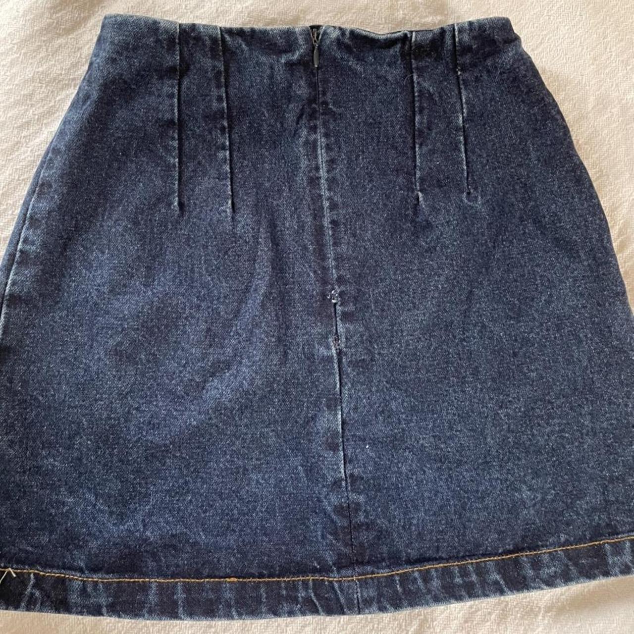 Brandy Melville Denim Skirt One Size Only tried... Depop