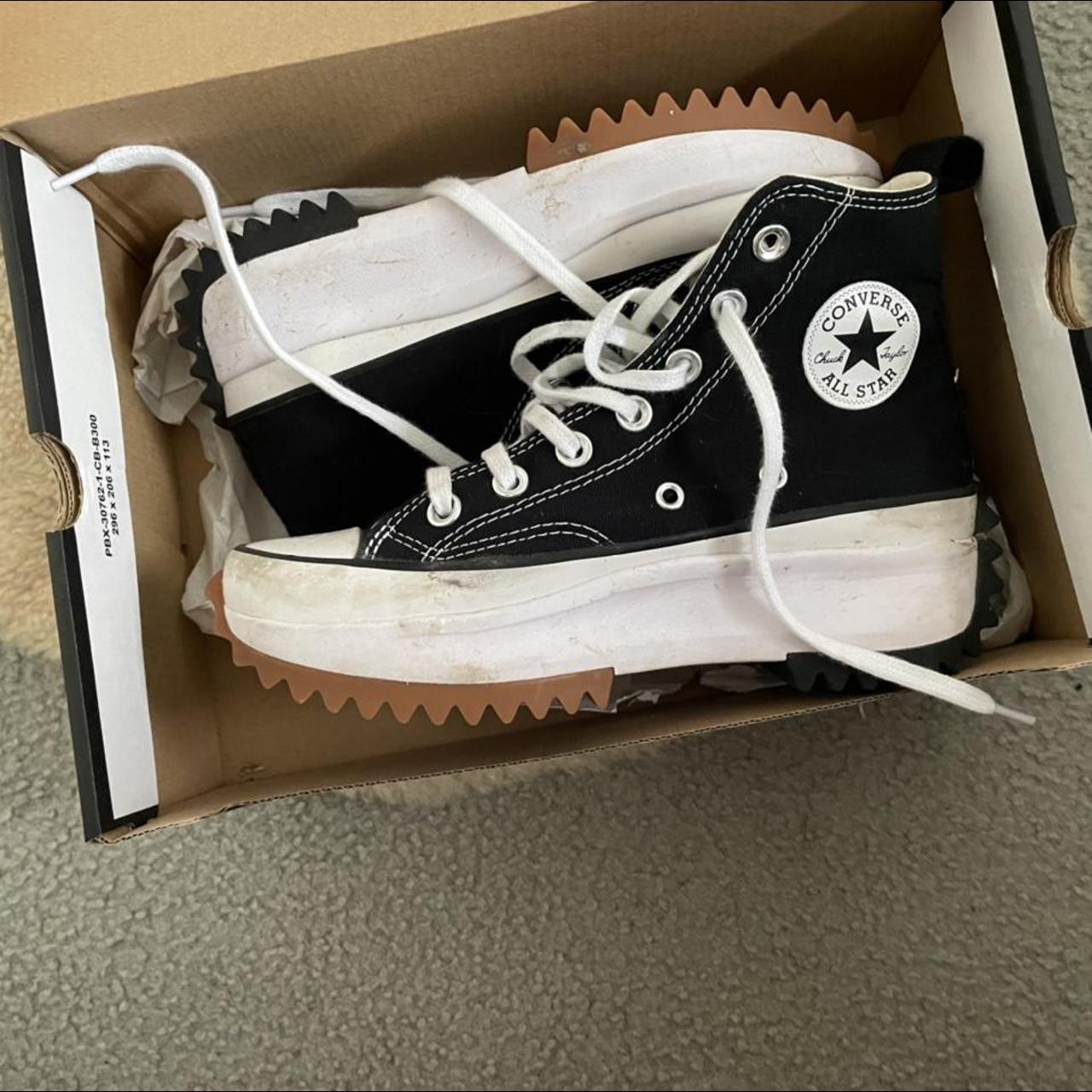 Chunky platform converses Will clean before shipped... Depop
