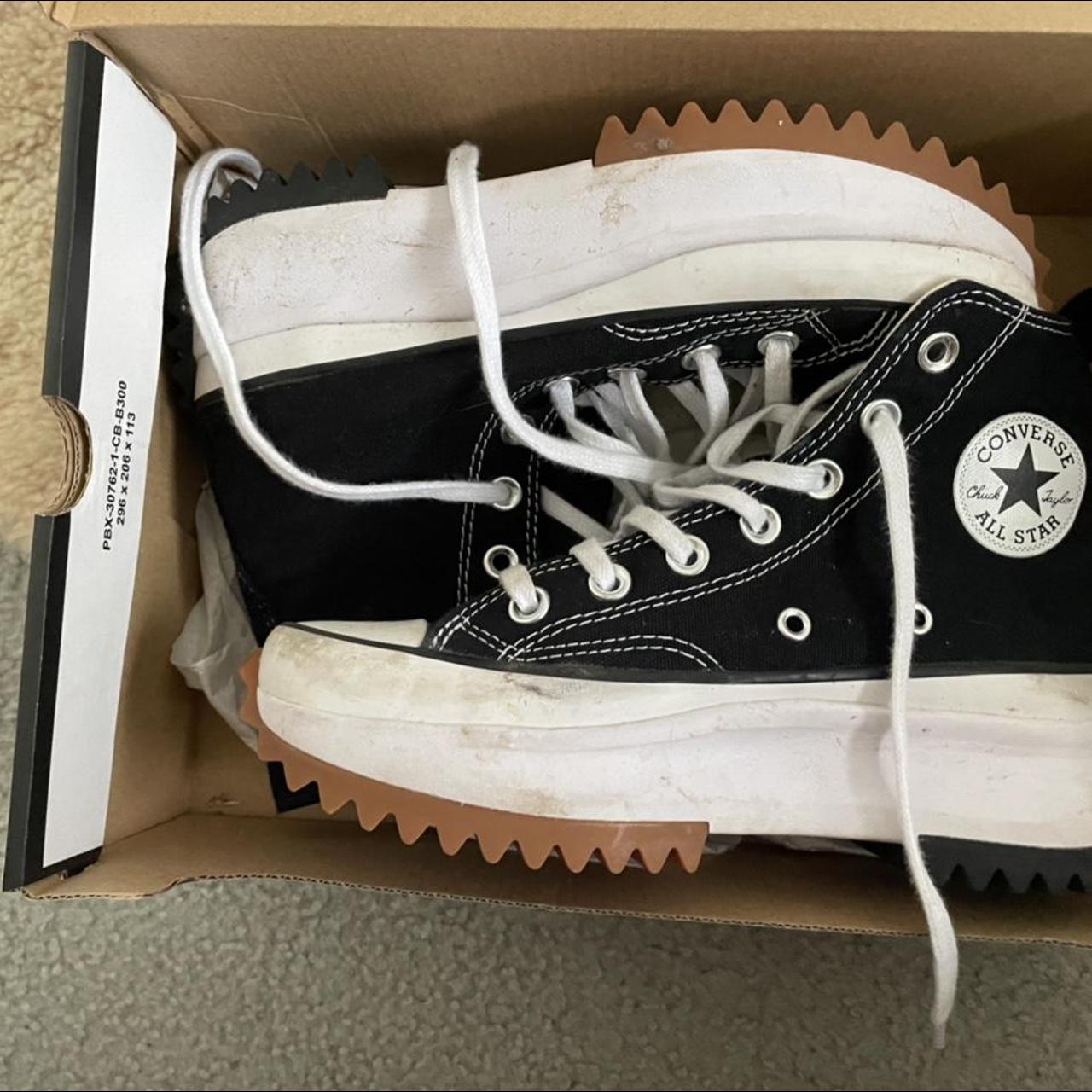 Chunky platform converses Will clean before shipped... Depop