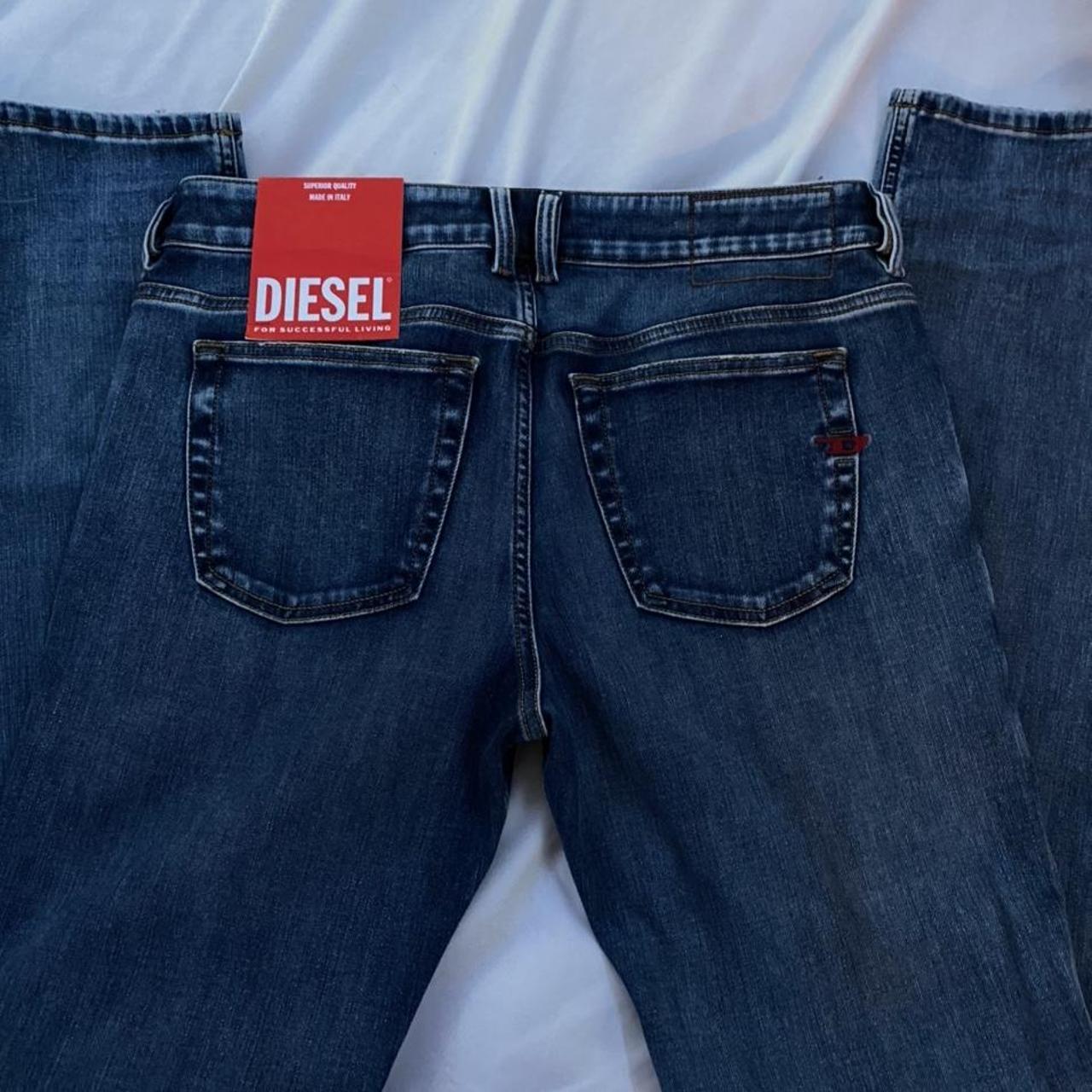 Diesel Red Tag Men's Blue and Navy Jeans (2)
