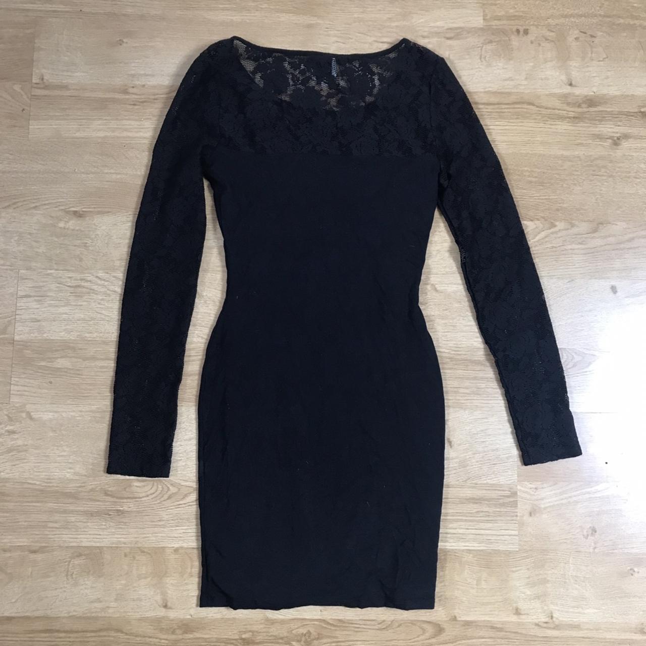 Reiss lace dress black size xs 6 8 #reiss #zara... - Depop