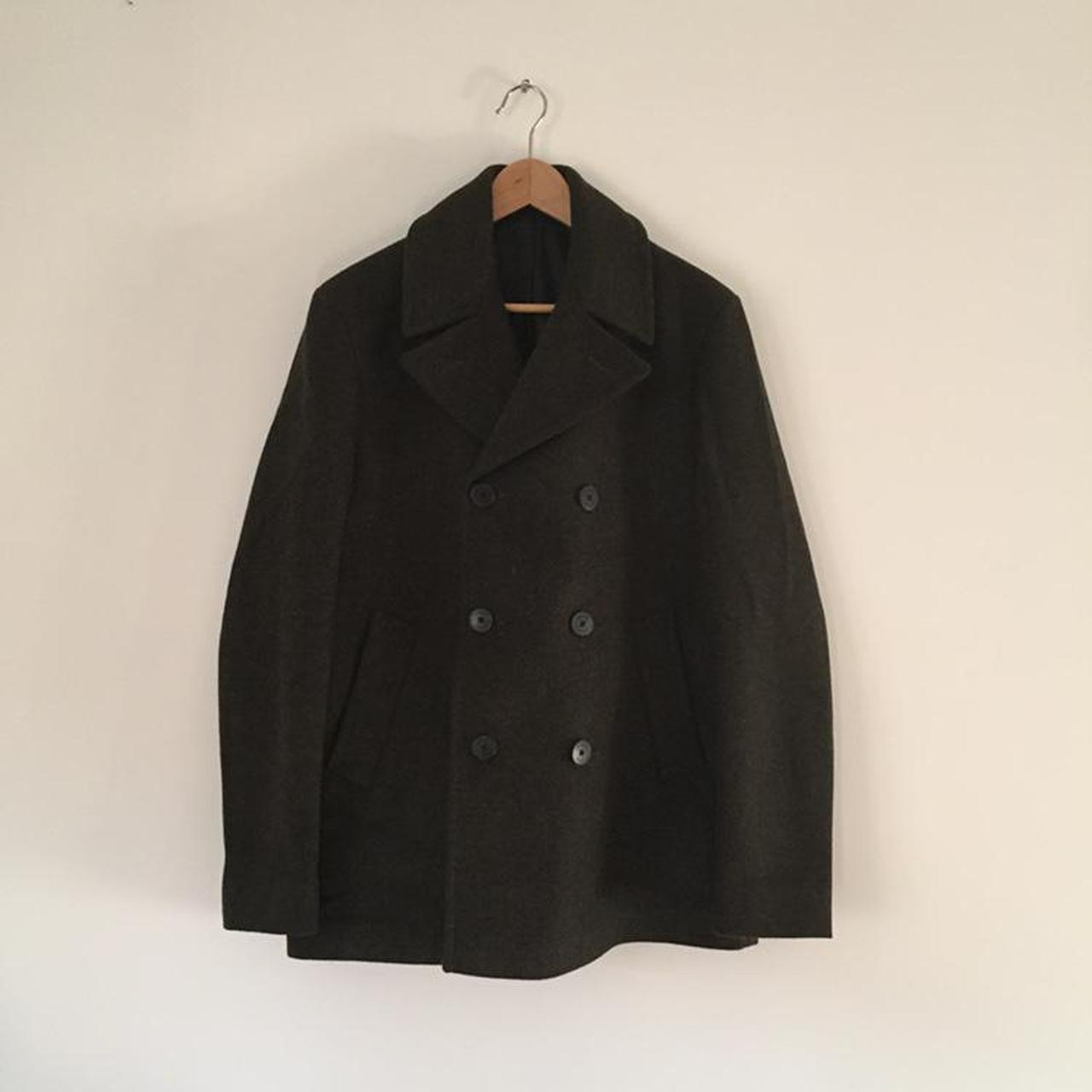 Jaeger Double breasted Lapel Peacoat in excellent... - Depop