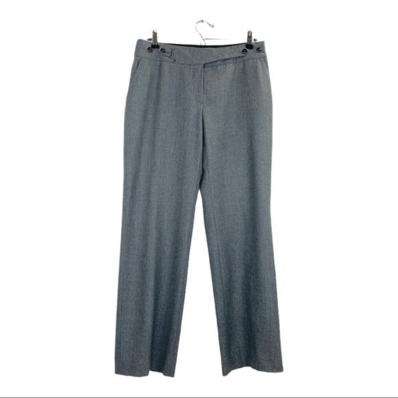Armani Collezioni Gray Pants Women Slacks Antinea... - Depop