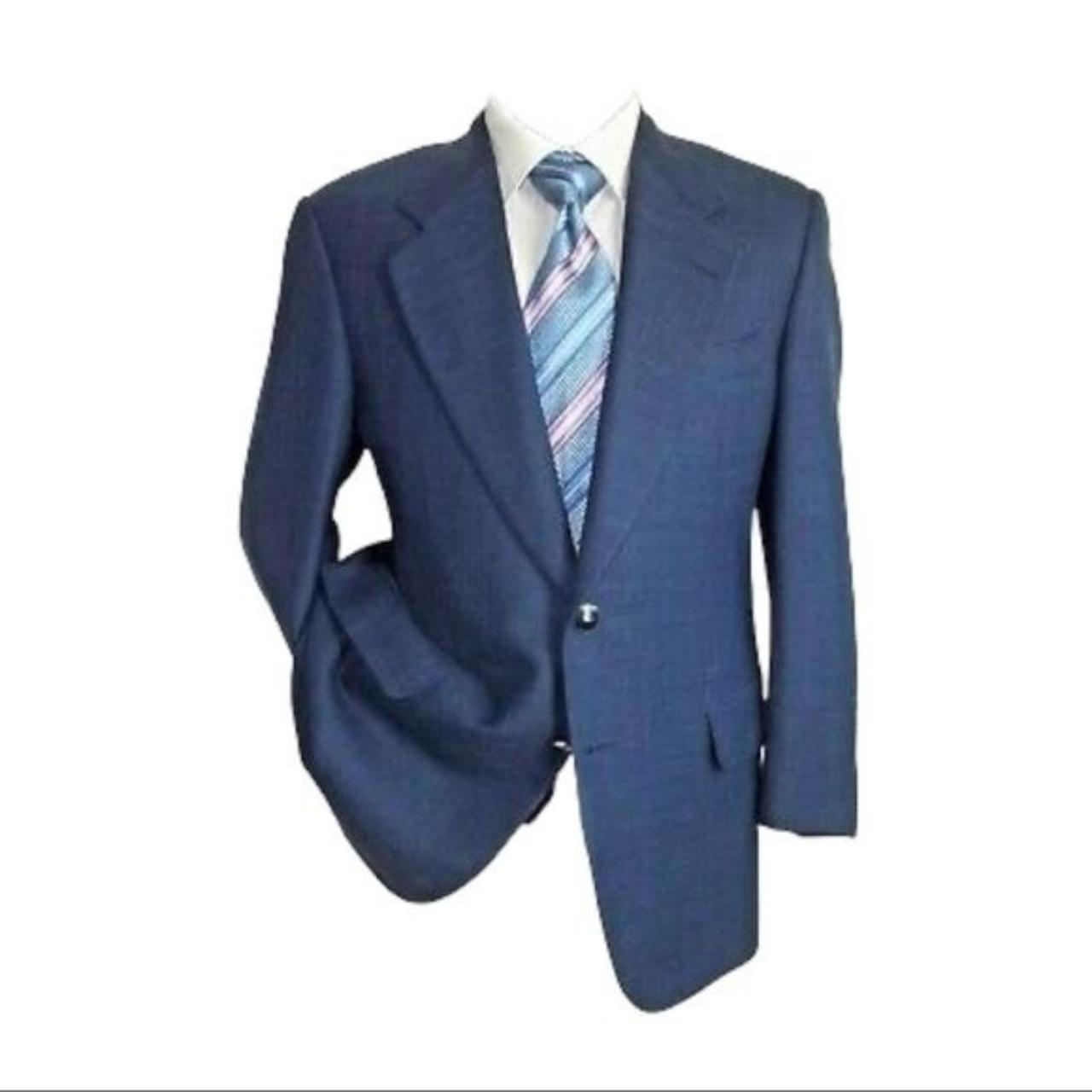 Ravazzolo, Hand Tailored, Italian Suit 100% Virgin... - Depop