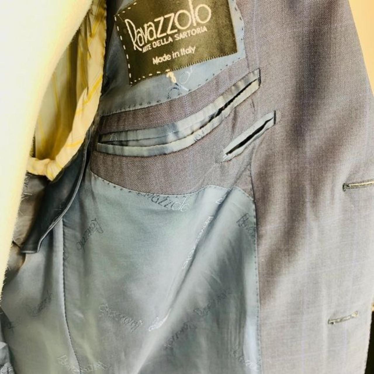 Ravazzolo, Hand Tailored, Italian Suit 100% Virgin... - Depop