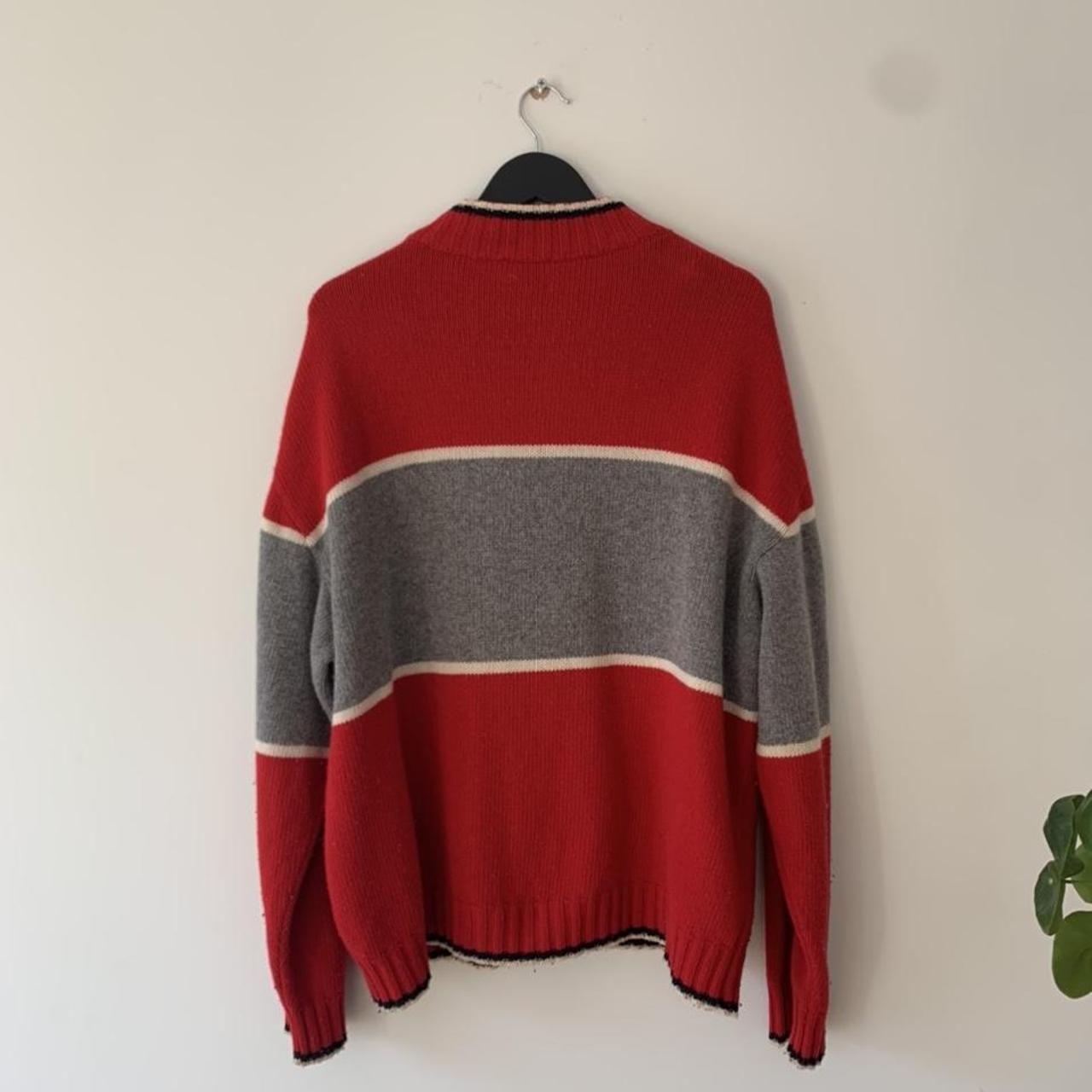 ⭐️Vintage Moschino Jeans Zip-Up Knit Sweater Jumper...