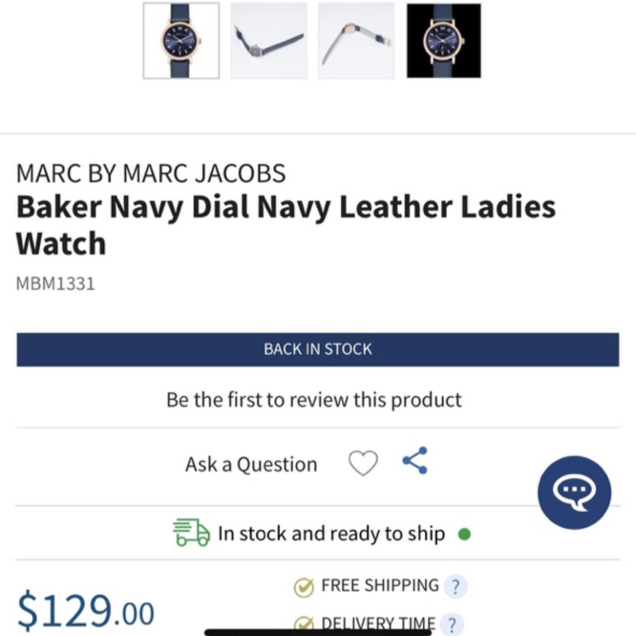 Marc by Marc Jacobs Women's Blue and Navy Watch (3)