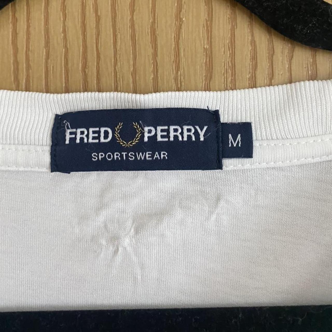 Fred Perry T-shirt #fredperry #white #tshirt #depop... - Depop