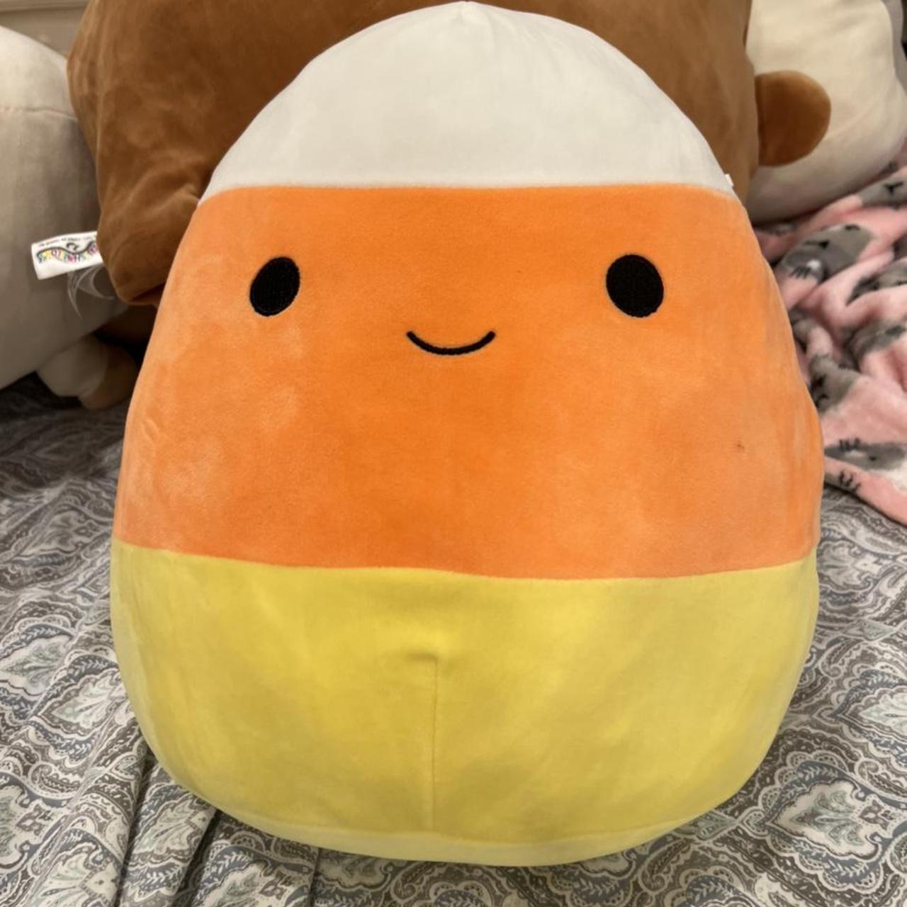 12” cannon the candy corn squishmallow, bnwt. small... Depop