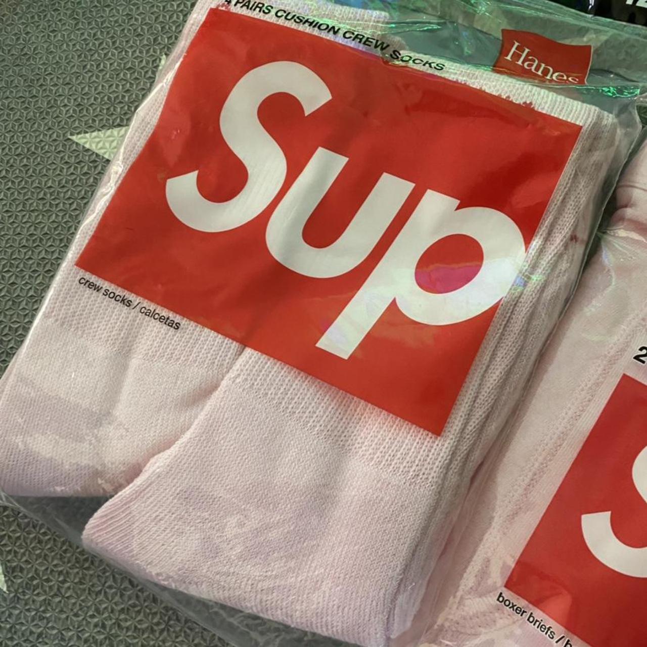 Supreme x Hanes Boxer Briefs 2 pair of Supreme - Depop