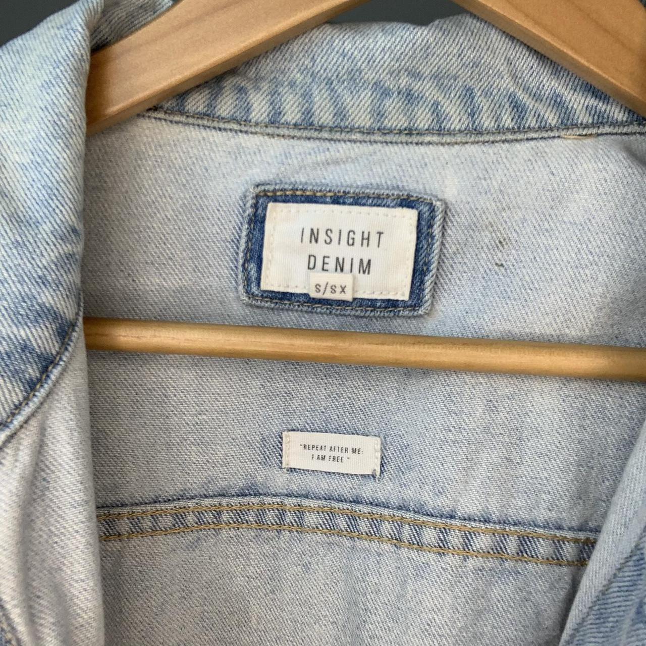 Dropped Shoulder D Ring Detail Oversized Denim Jacket