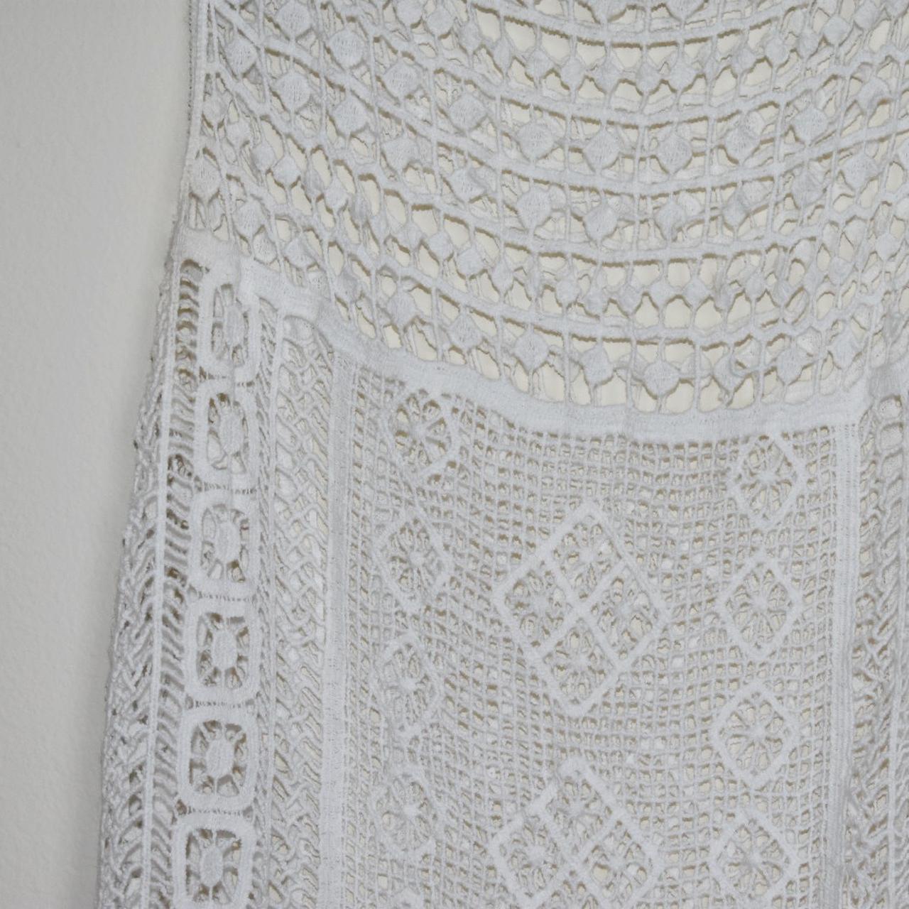 SERENA DRESS • white knit dress • cover up SIZE:... - Depop