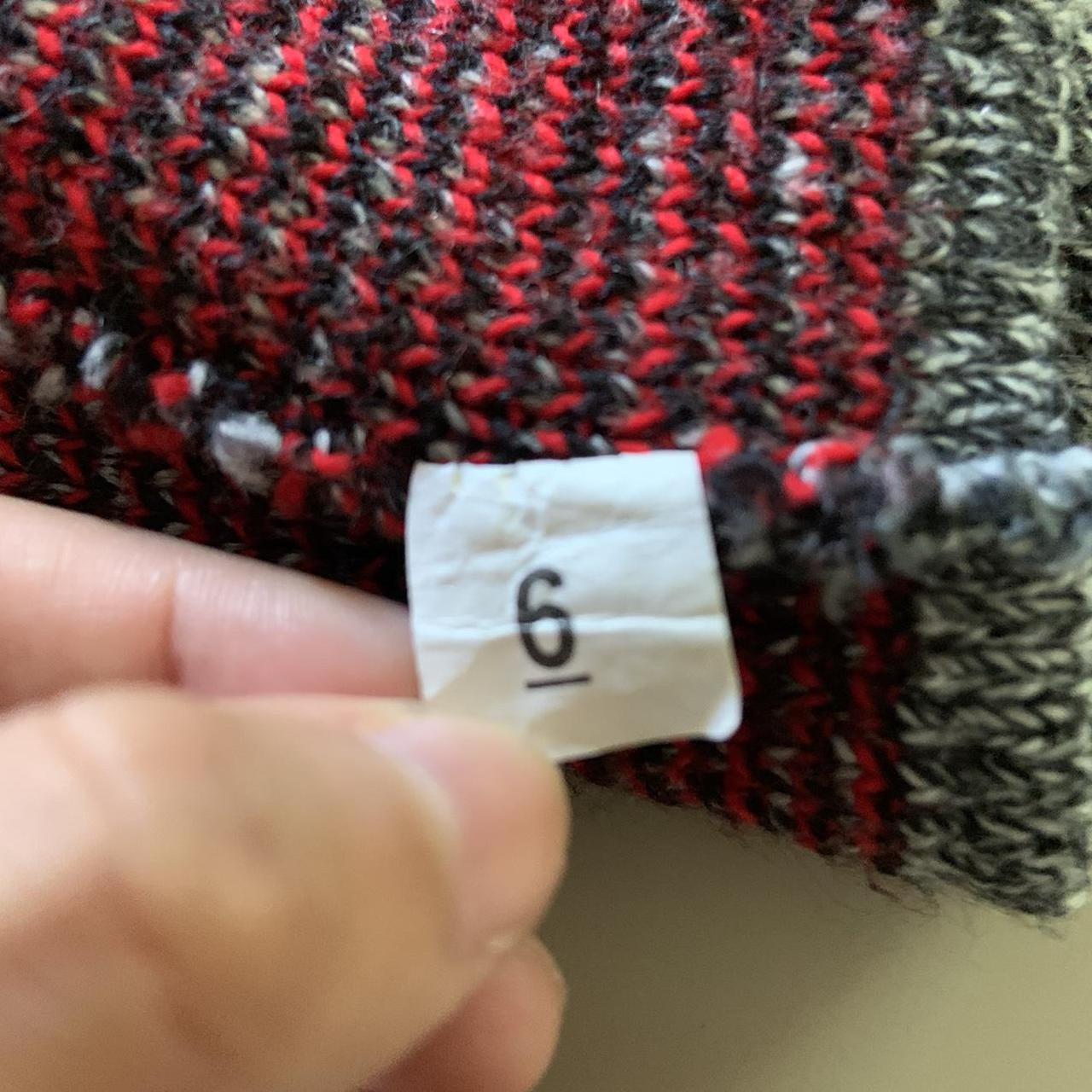 Women's Grey and Red Jumper (4)