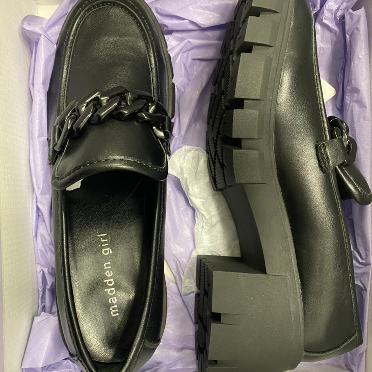Madden Girl (Steve Madden) Black Loafers... Depop