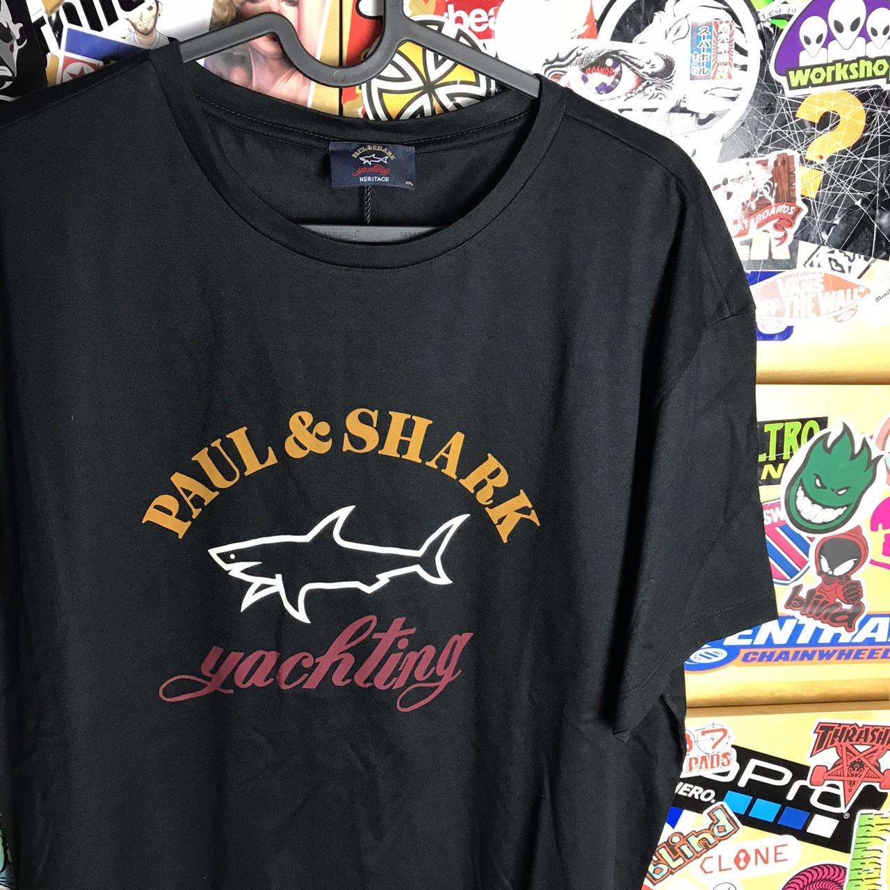 black paul and shark t shirt