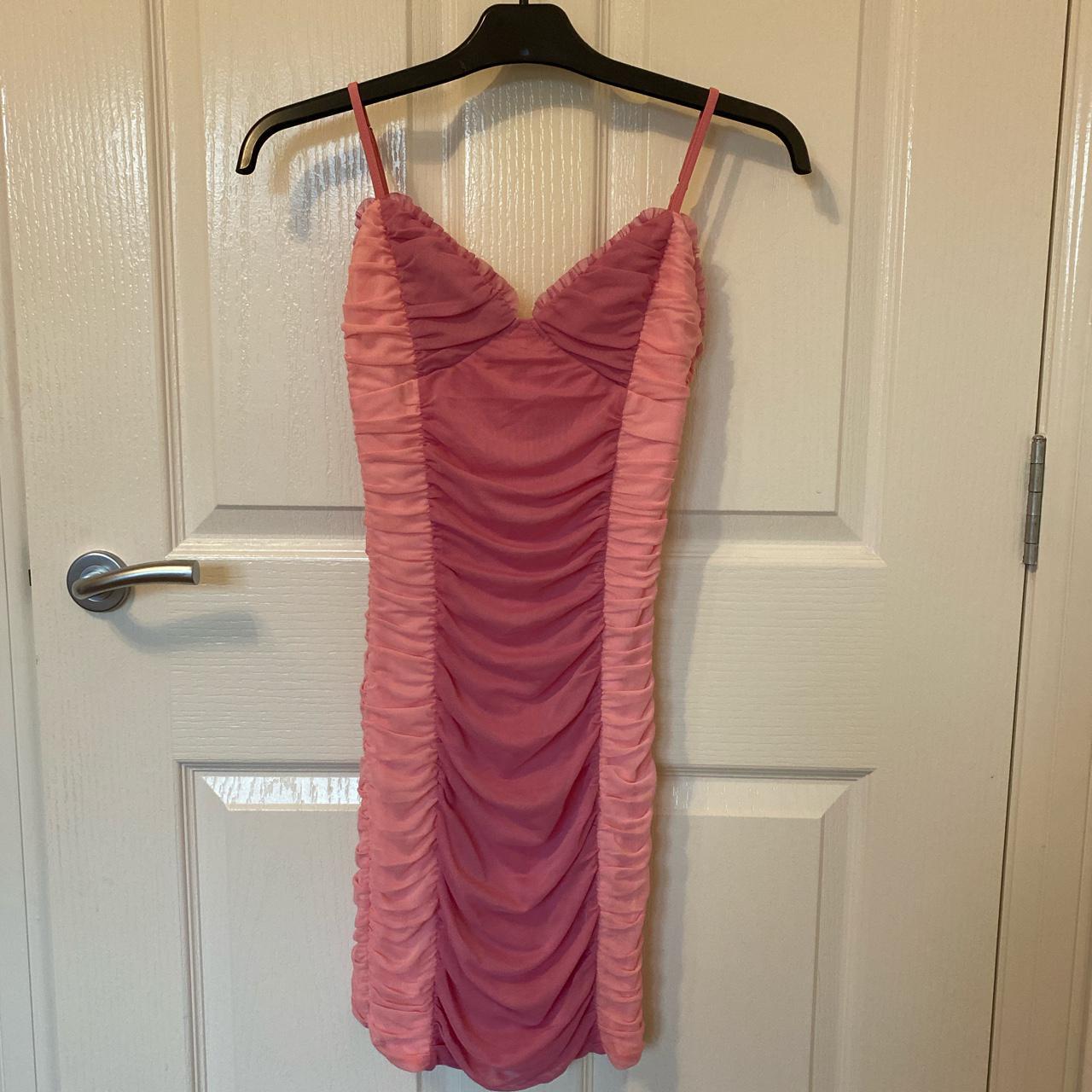 Tiger Mist Women's Pink Dress | Depop