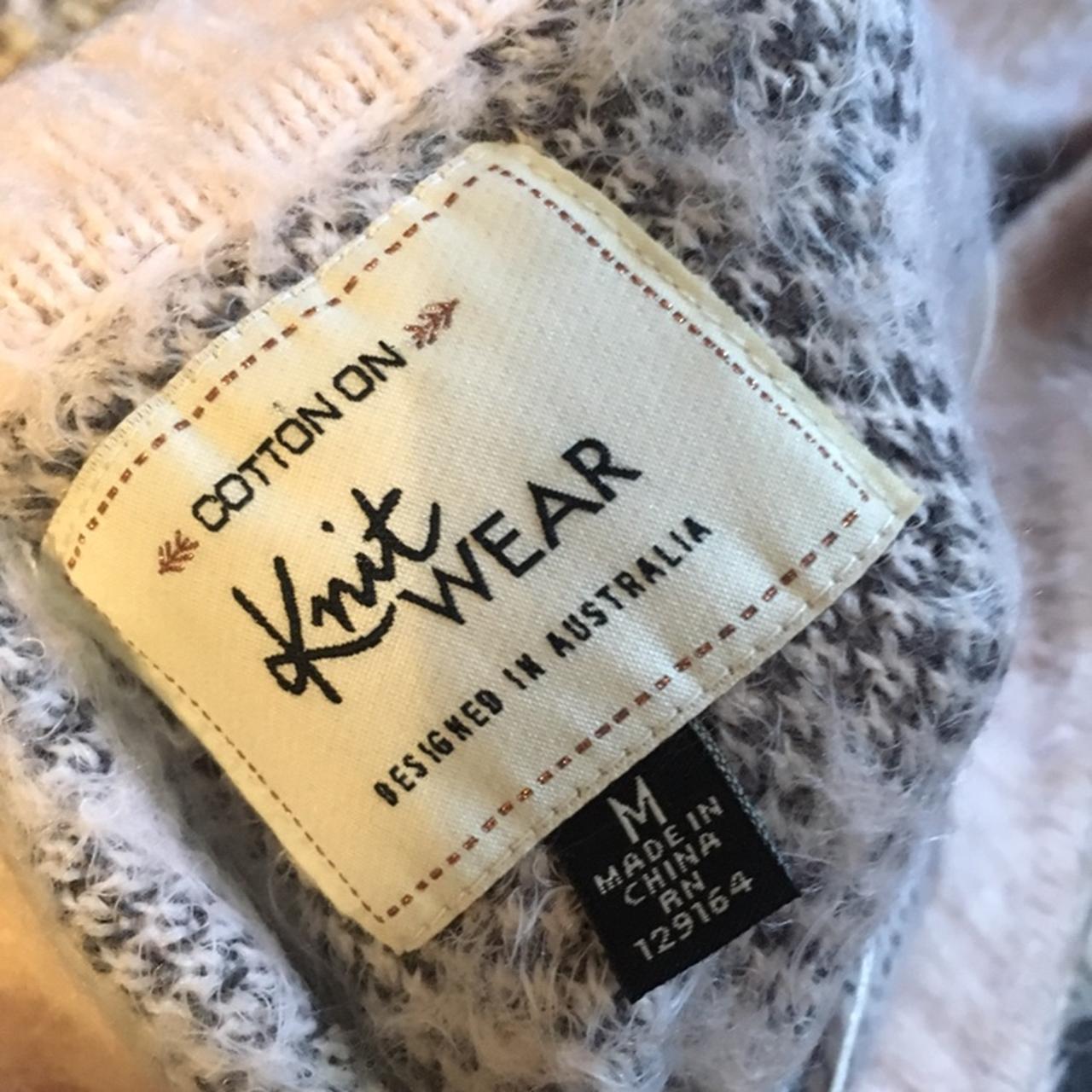 PLAID/CHECKERED LIGHT PINK + GREY SWEATER size... Depop