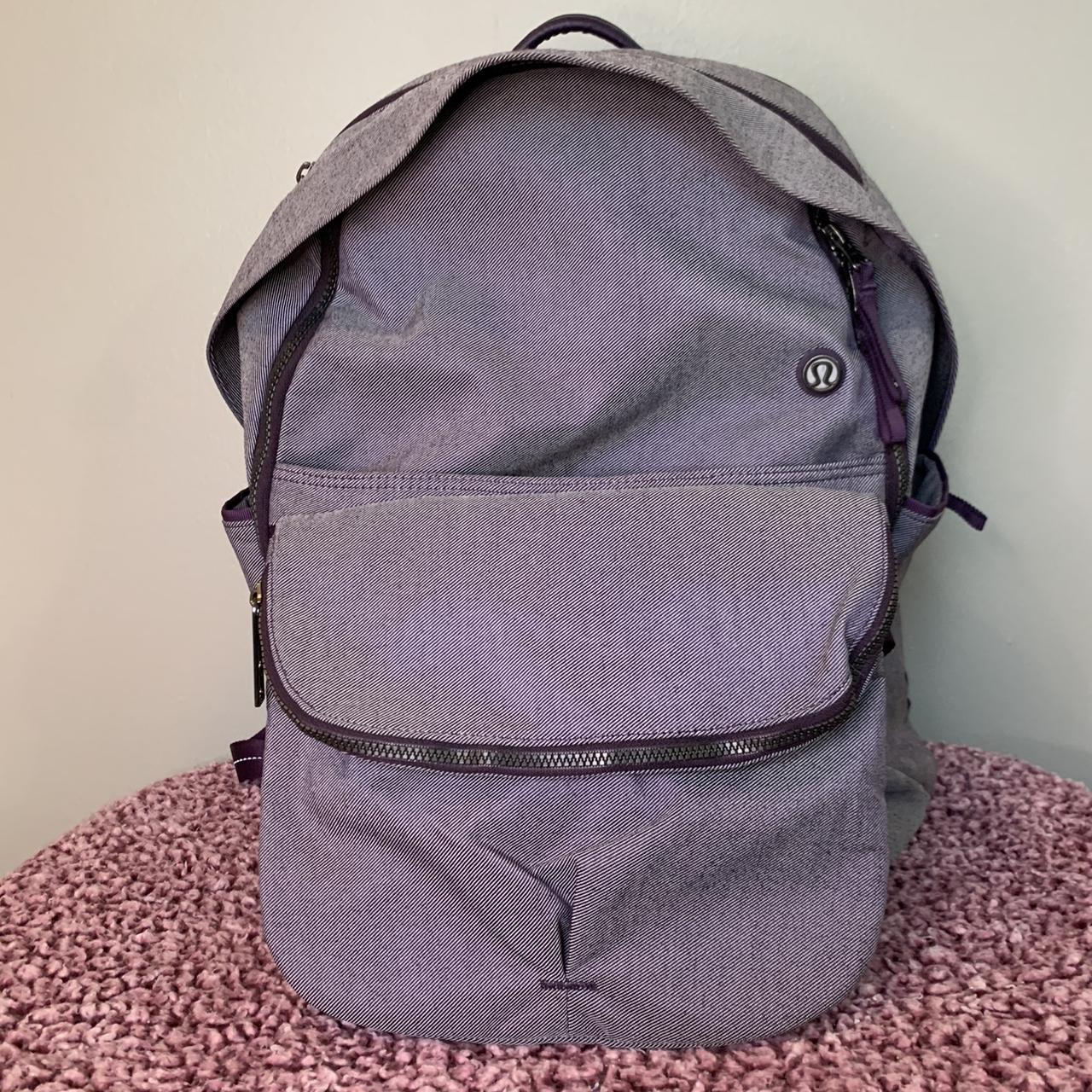 Lululemon All Day Backpack in Deep Zinfandel / White...