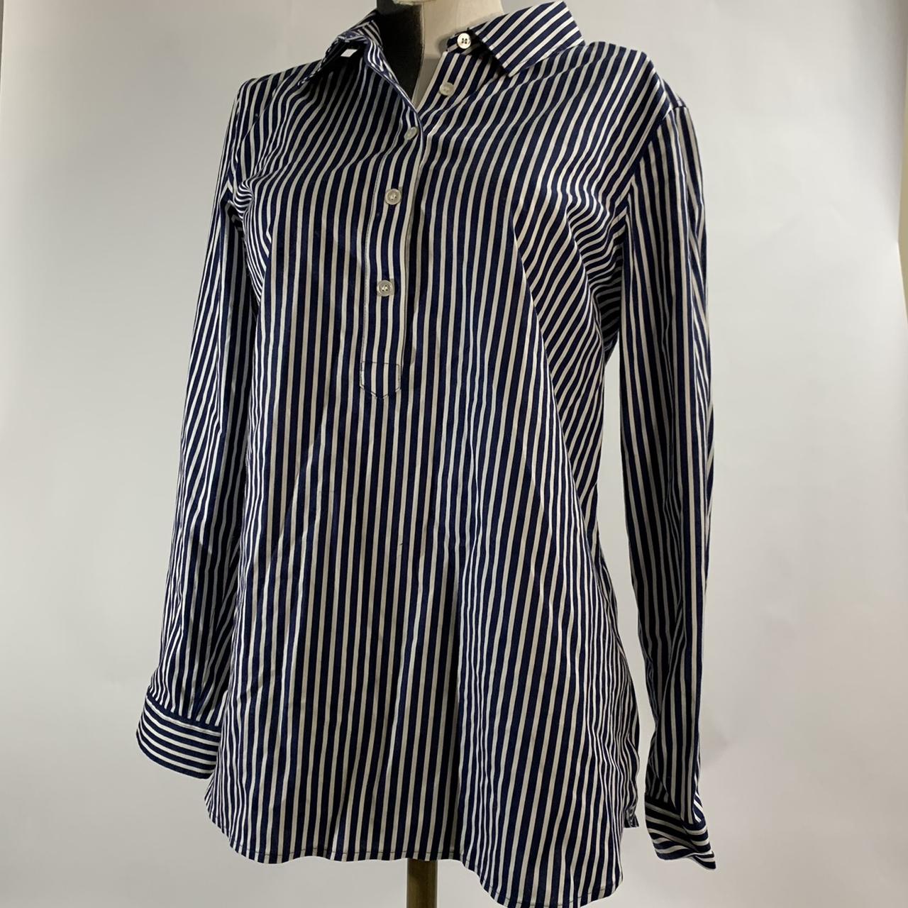 talbots white blouse