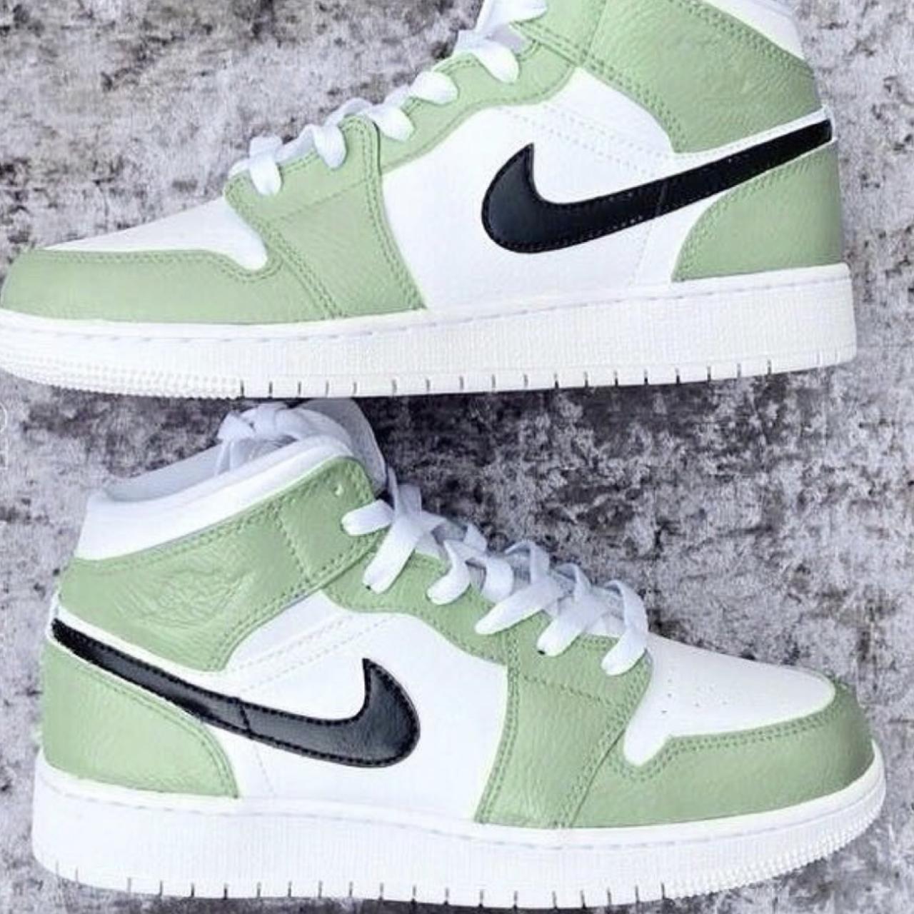nike air jordans sage green