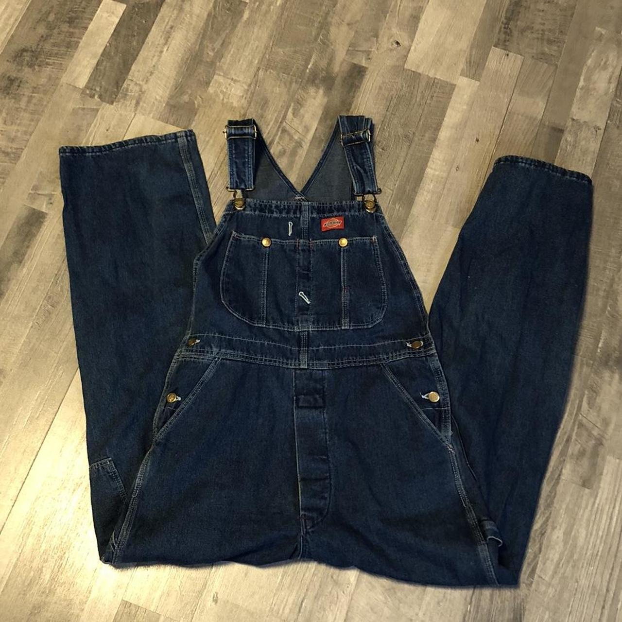 🔥🔥Dickies denim overalls 32X32 They are used but in... Depop