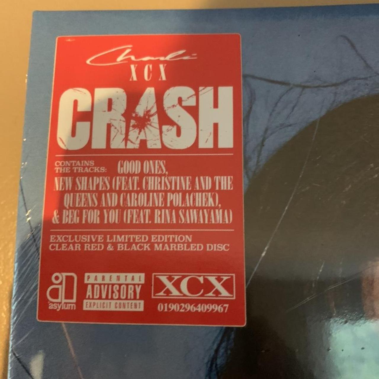 Charli XCX Crash (Clear Red Marble site... Depop