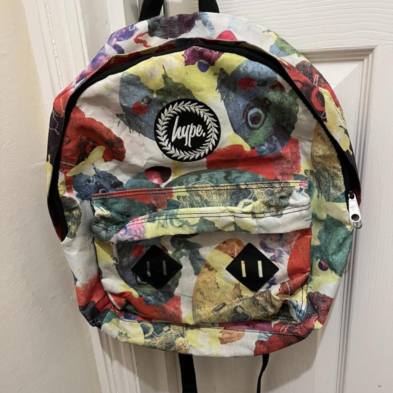 hype paint splatter backpack