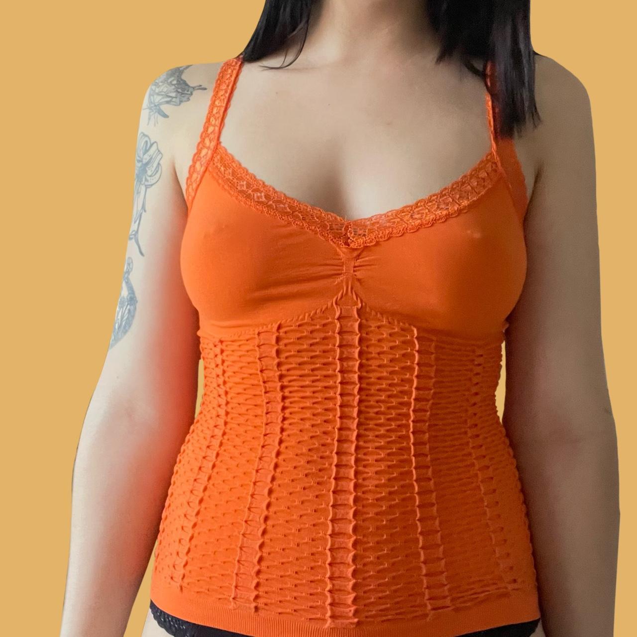 F&F Women's Orange Vest (2)