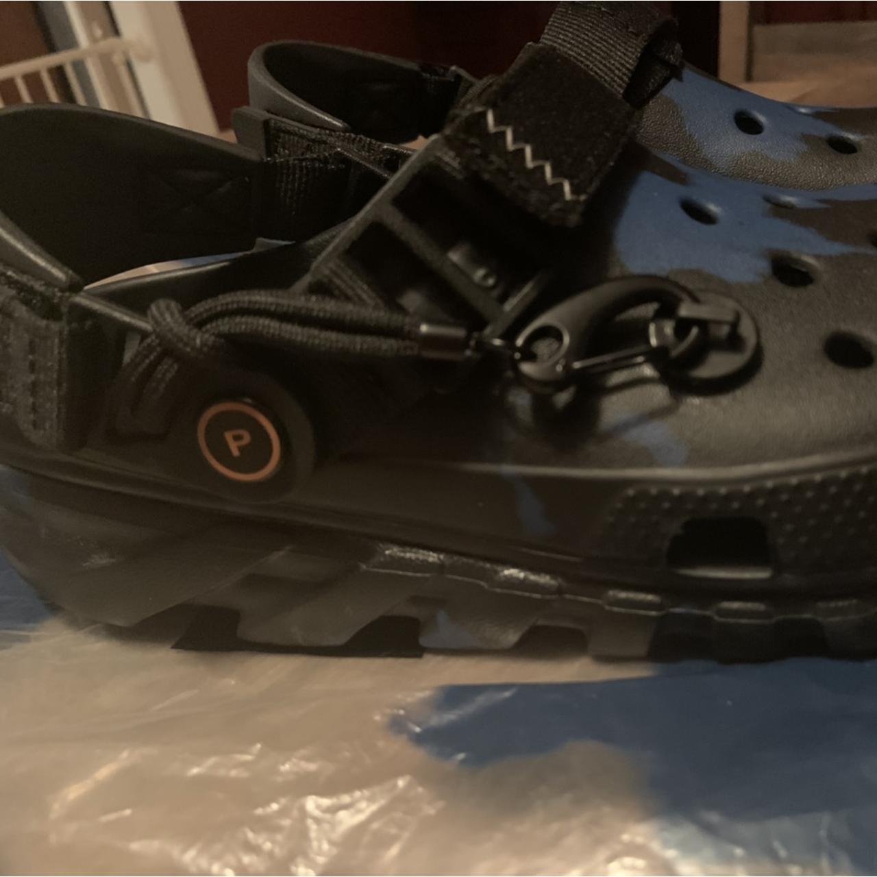 post malone crocs all black
