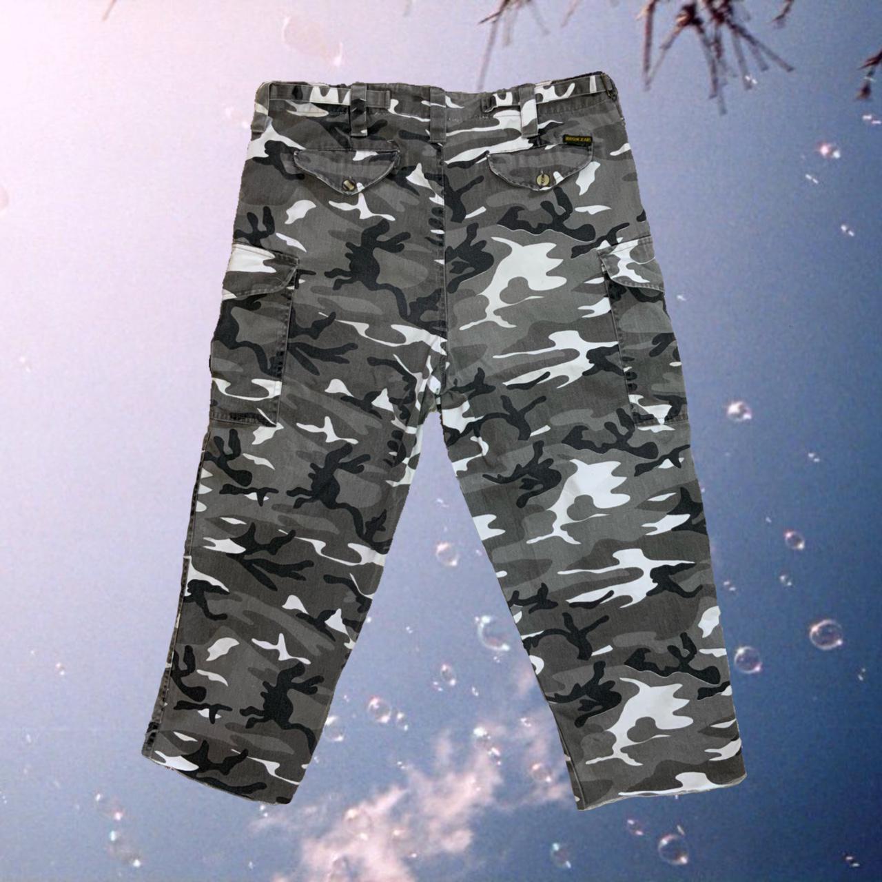 Vintage Hudson Jeans camouflage cargo trousers ★... Depop