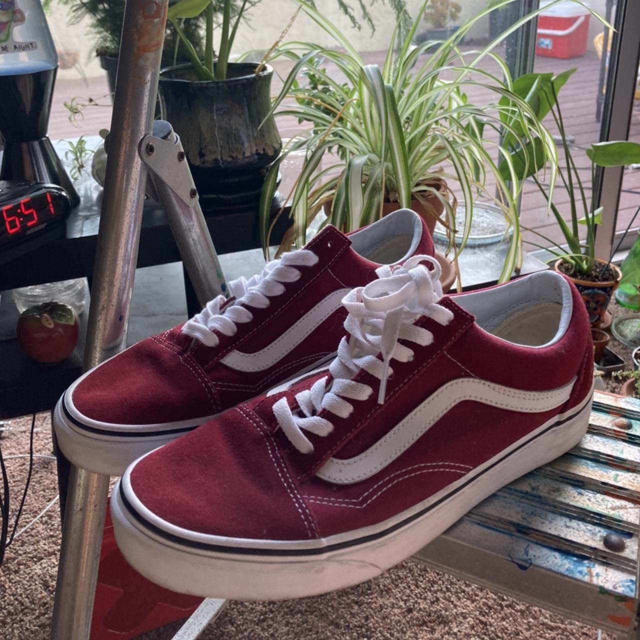 Maroon vans deals men