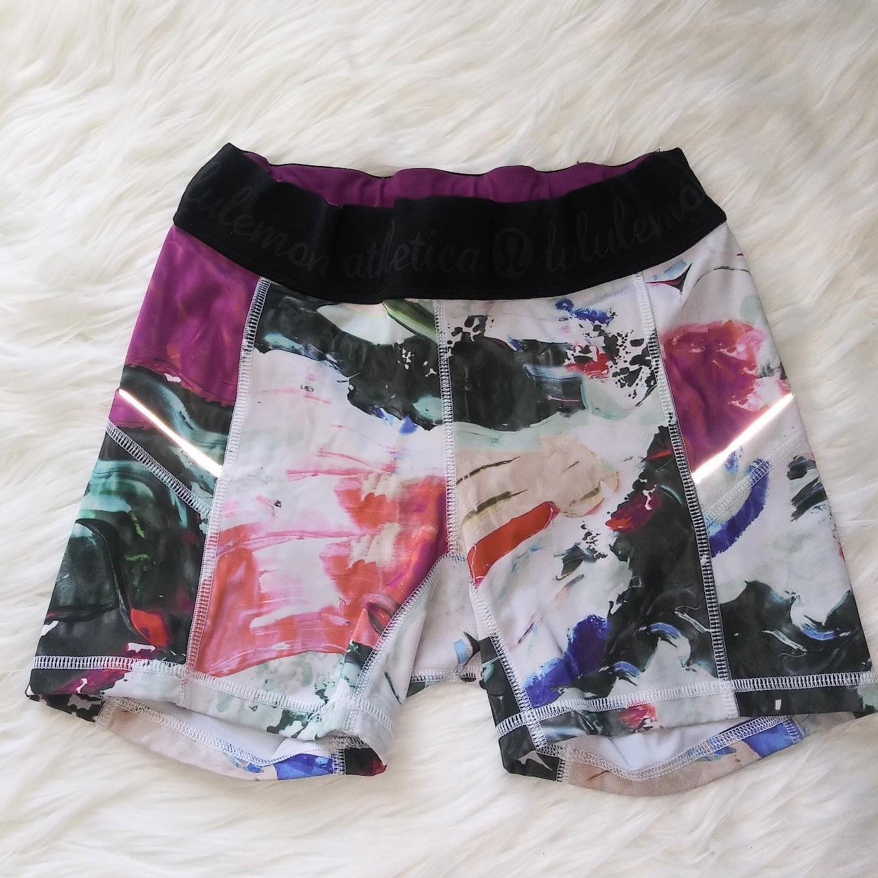 colored lululemon shorts