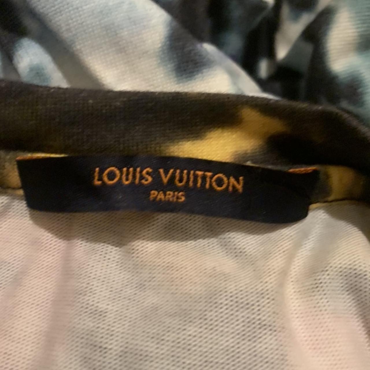 Louis Vuitton plain Rainbow Tie Dye T-shirt size L - Depop