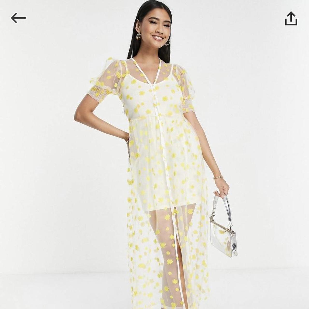 Never fully store dressed yellow dress