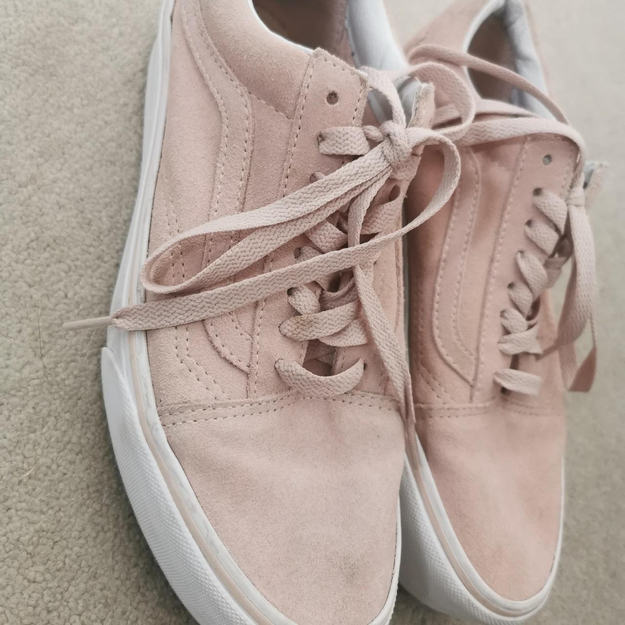 vans pink suede platform