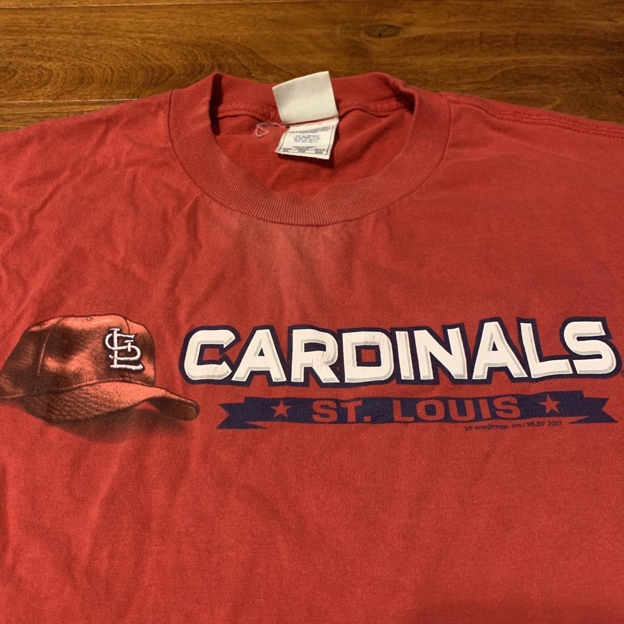 Vintage Lee Sport Red Cardinals St Louis Short Sleeve T Shirt Mens