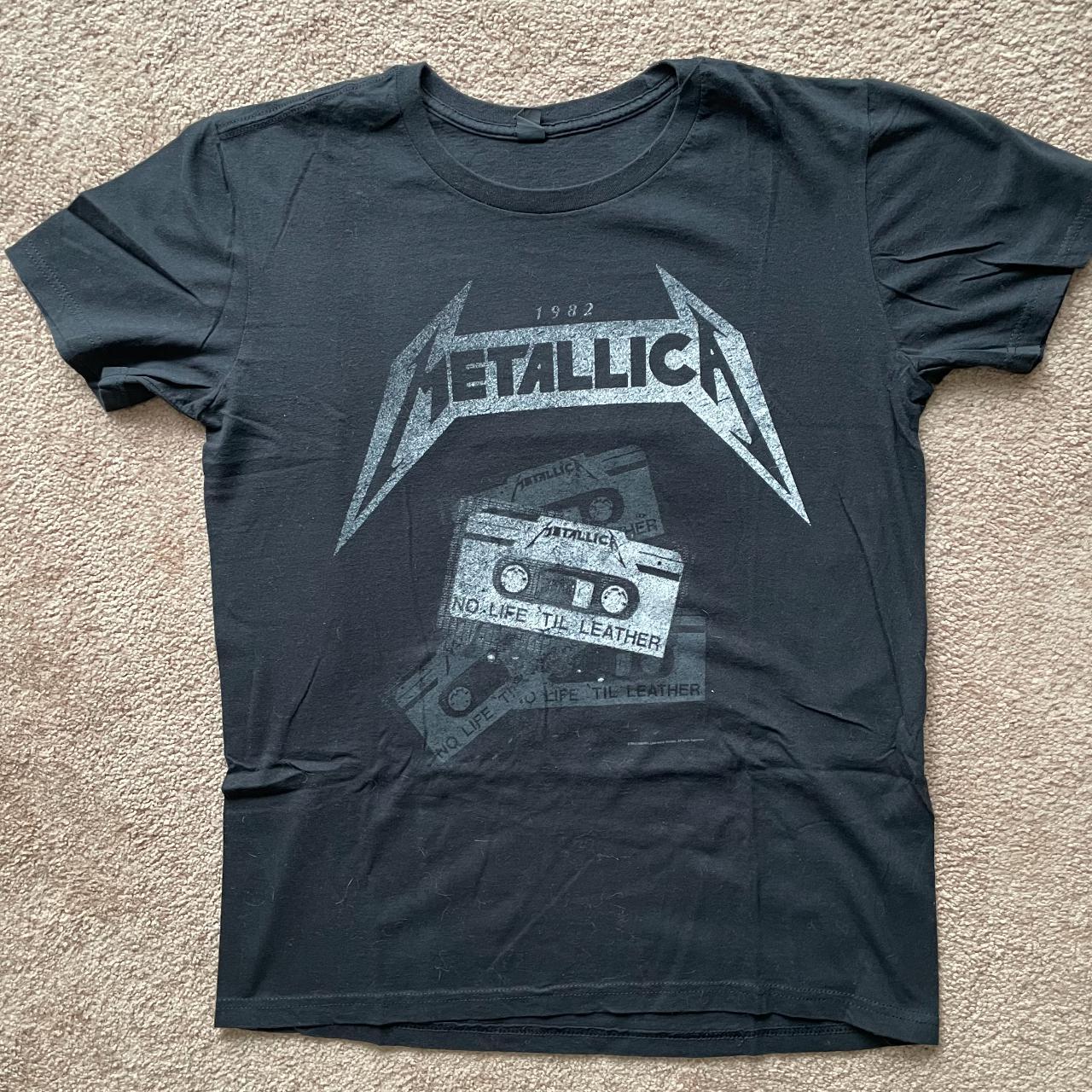 Metallica No Life Til Leather Double Sided T-shirt.... - Depop