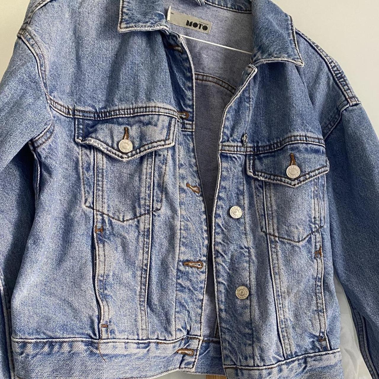 Topshop denim jacket UK6 - Depop