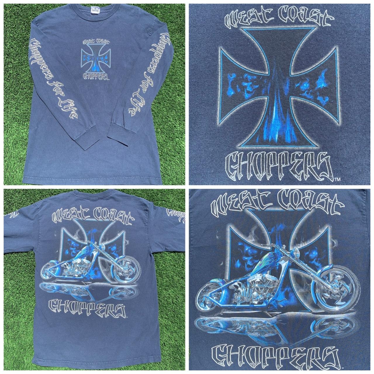 VINTAGE 🥶 West Coast ‘Choppers For Life’ Tee Depop