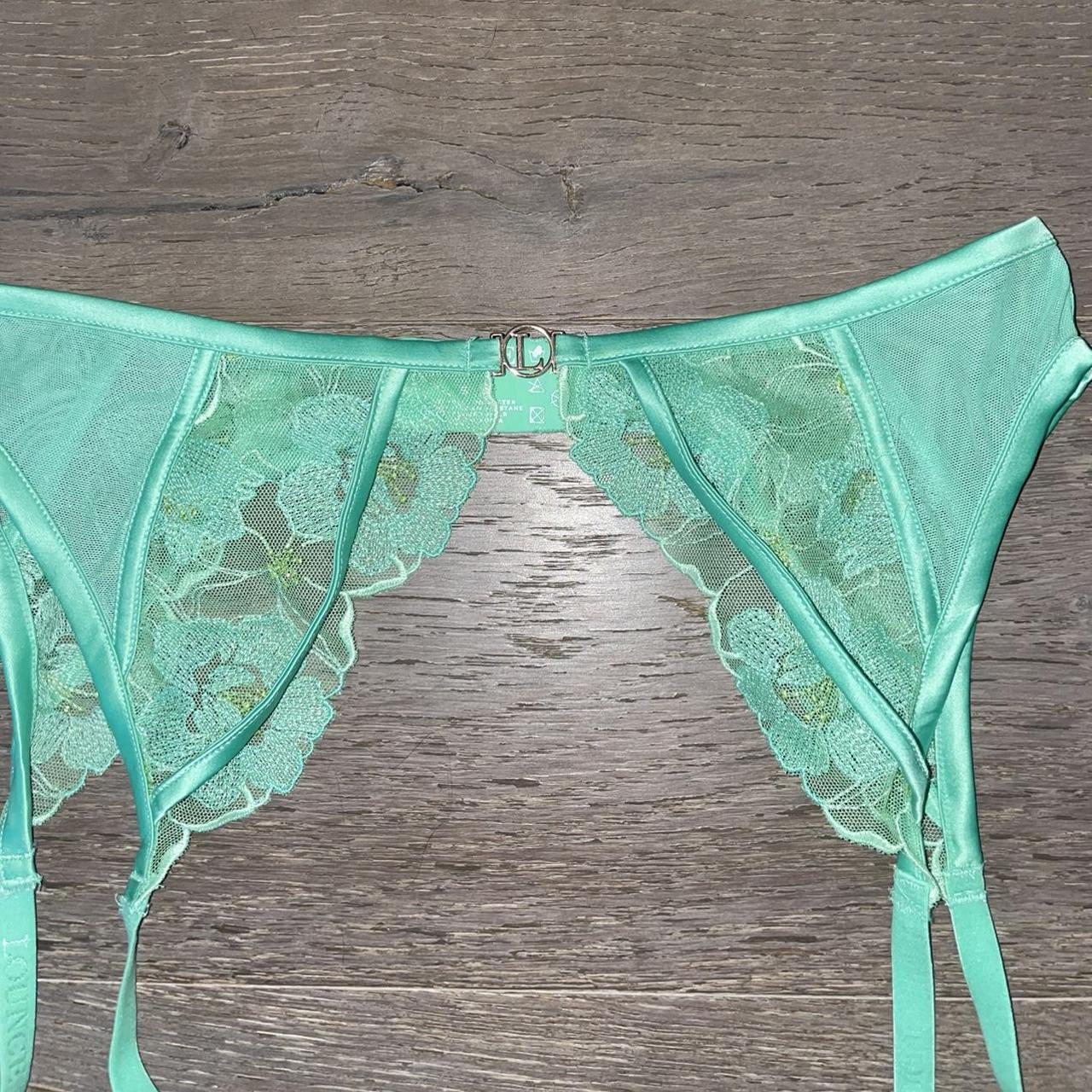 Britney Intimates garter belt mint 💚 size small! in... Depop