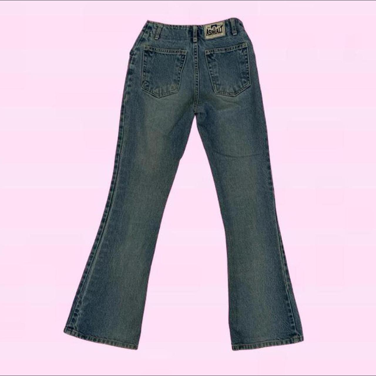 True 90s vintage low rise flare jeans Brand:... - Depop