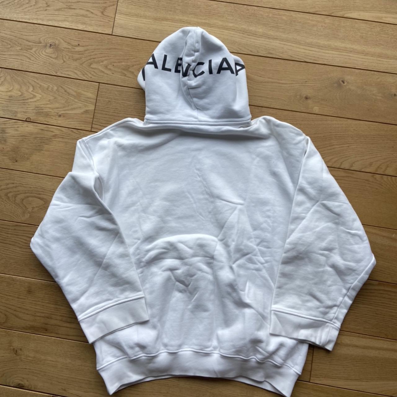 Balenciaga hood store logo hoodie