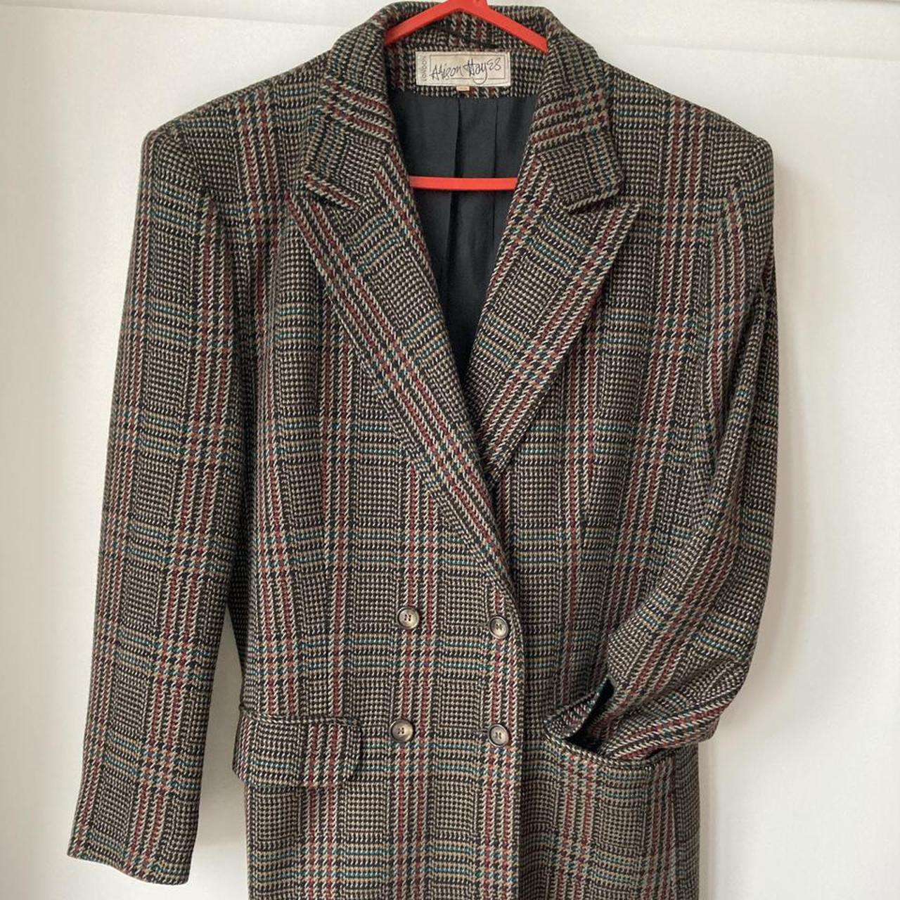 Womens vintage tweed suit by Alison Hayes with two... - Depop